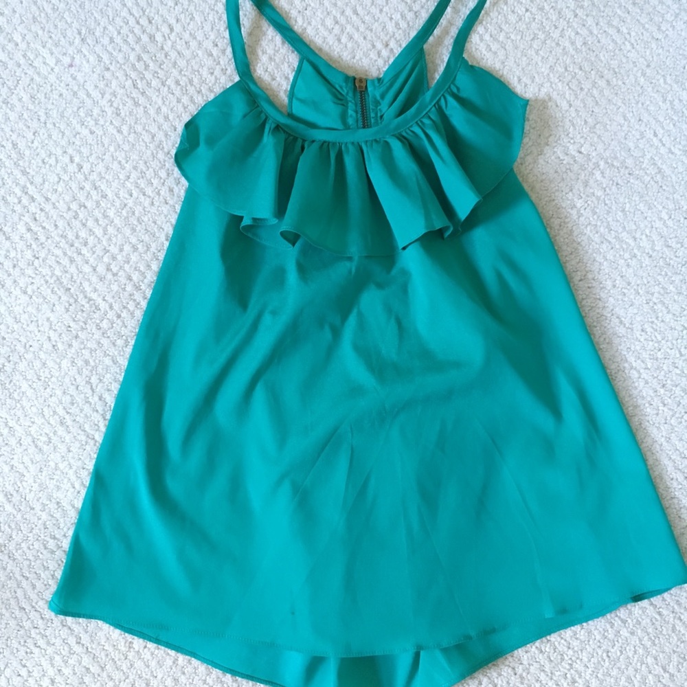Charlotte Russe satin tunic
